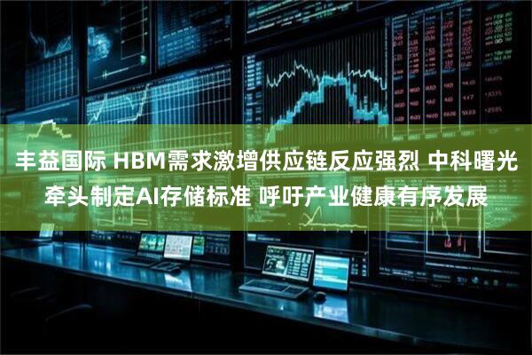 丰益国际 HBM需求激增供应链反应强烈 中科曙光牵头制定AI存储标准 呼吁产业健康有序发展